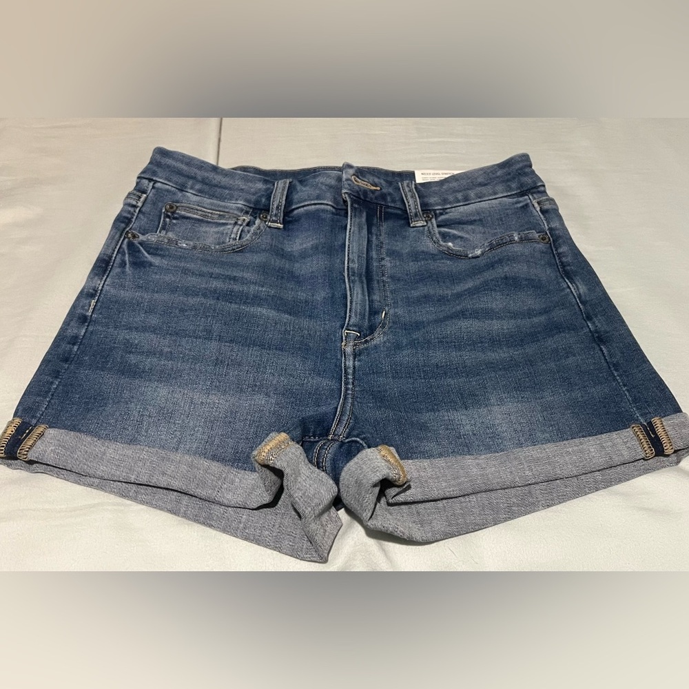 American Eagle Outfitters Dark Blue Denim Shorts